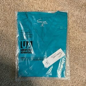 BrIght Teal Scrub Top